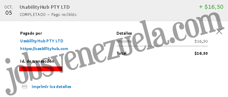 usability paga por PayPal