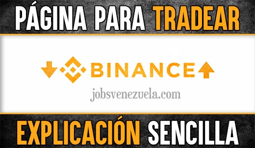 Binance explicación jobs Venezuela
