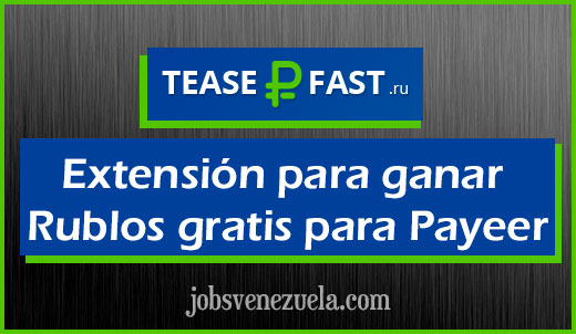 Teaser Fast explicación jobs Venezuela