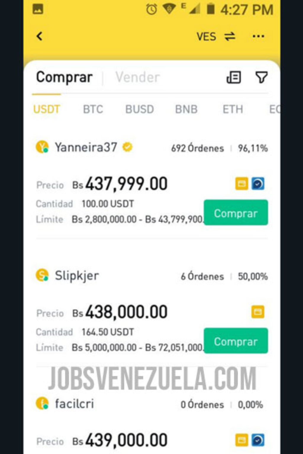 binance telefono